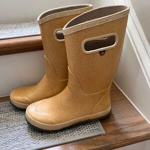 Bogs Kids Tan Handle Rain Boots